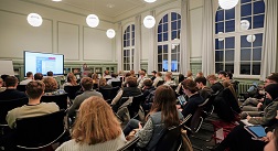 Lange Nacht 2023, Vortrag im Zimeliensaal, alle Fotos: Barbara Mönkediek / Universitätsbibliothek