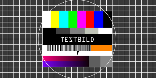 TV Test Pattern, Grafik: Matthias Enter / Fotolia - Adobe Stock #20157452, Bearbeitung: Universitätsbibliothek